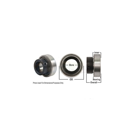 Aftermarket Bearing, Ball Cylindrical W Collar, NonRelubricatable A-RA101RR-I-AI